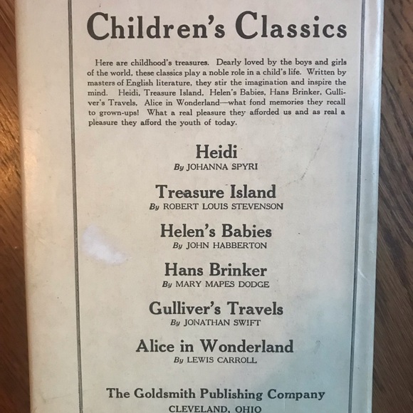 Antique Alice in Wonderland & Through the Looking Glass hardcover book dust jack - Picture 3 of 7